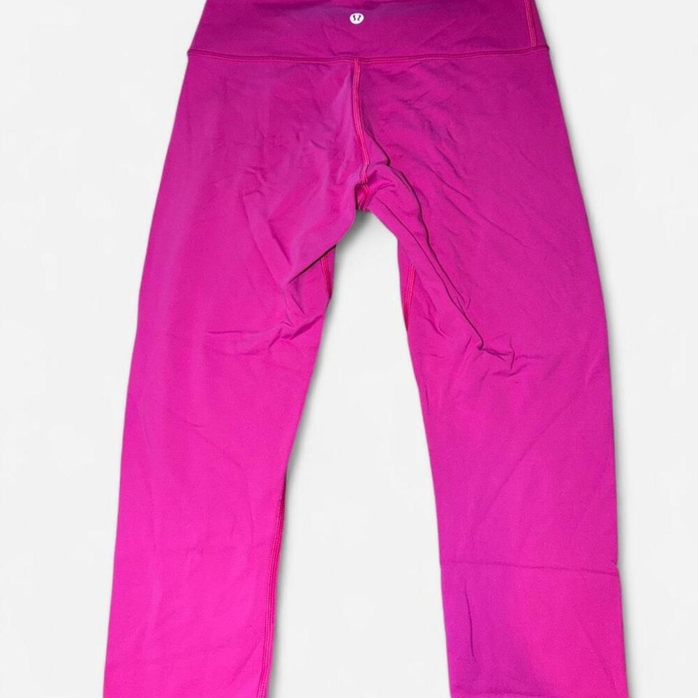 Lululemon Women's Pink and Purple Leggings